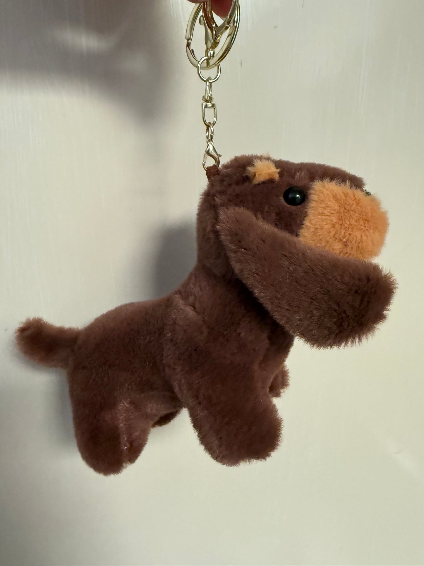 Doxie Plush Keychain