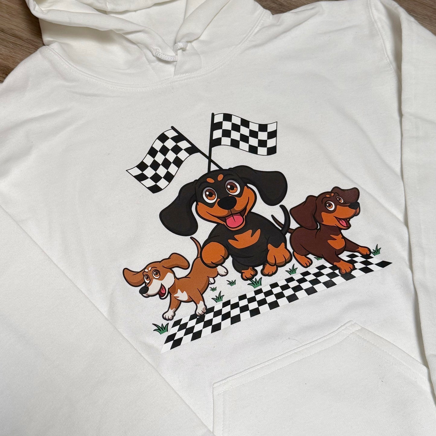 Dachshund Race Hoodie