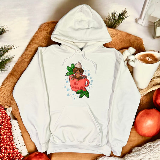 Hot Chocolate Dachshund Hoodie