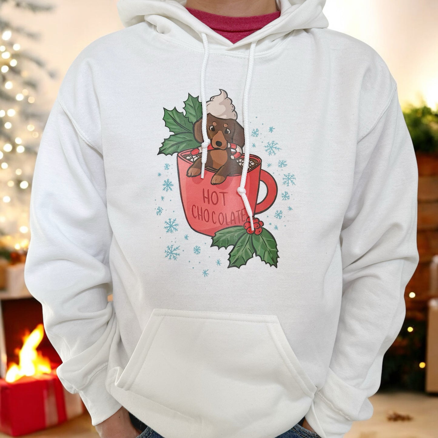 Hot Chocolate Dachshund Hoodie
