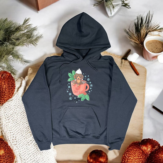 Hot Chocolate Dachshund Hoodie