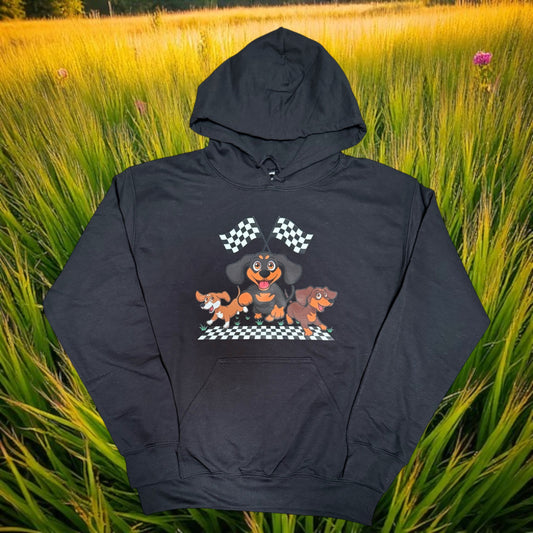 Dachshund Race Hoodie