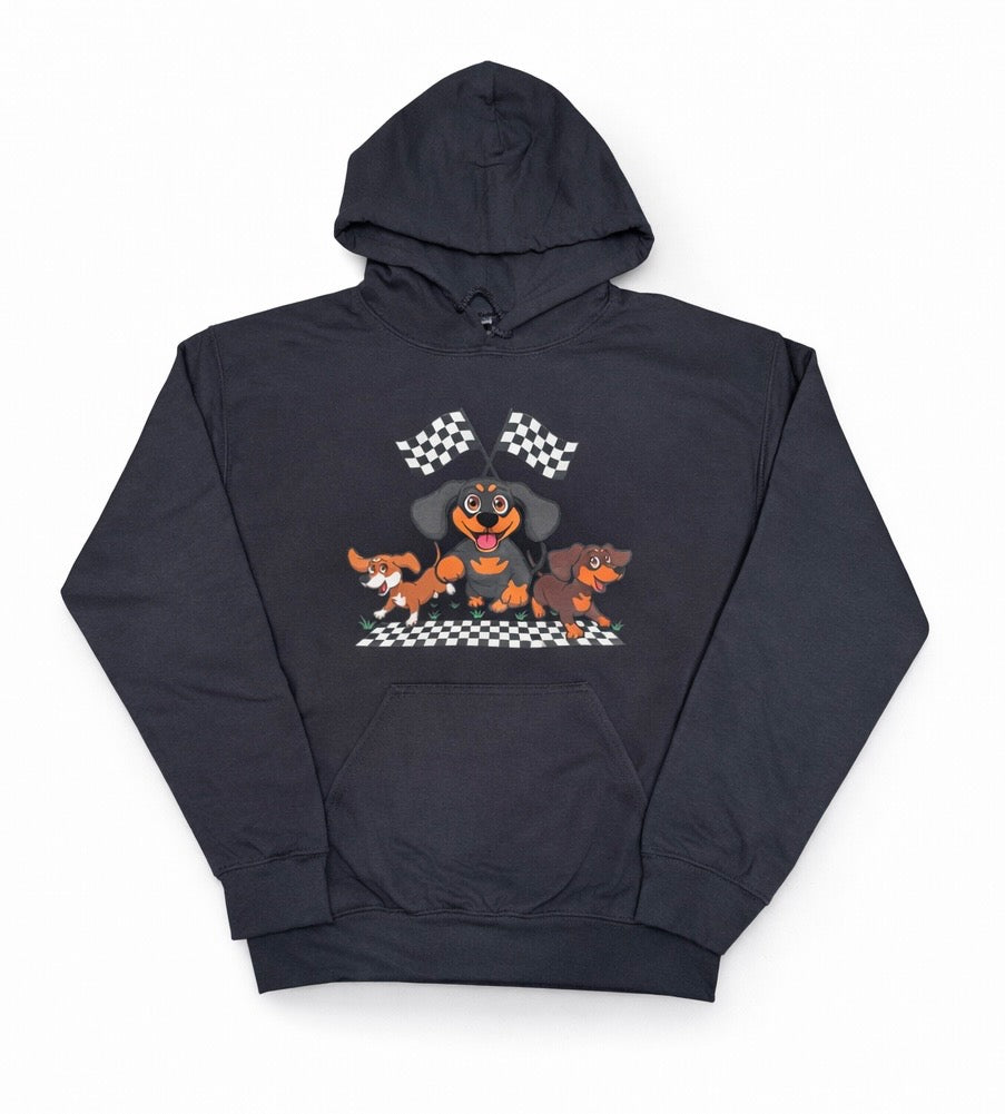 Dachshund Race Hoodie