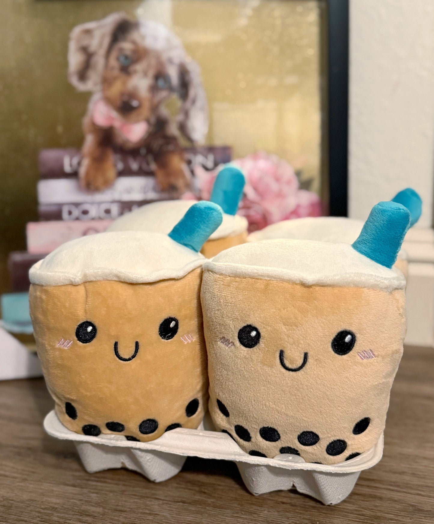 Boba Plush Dog Toy