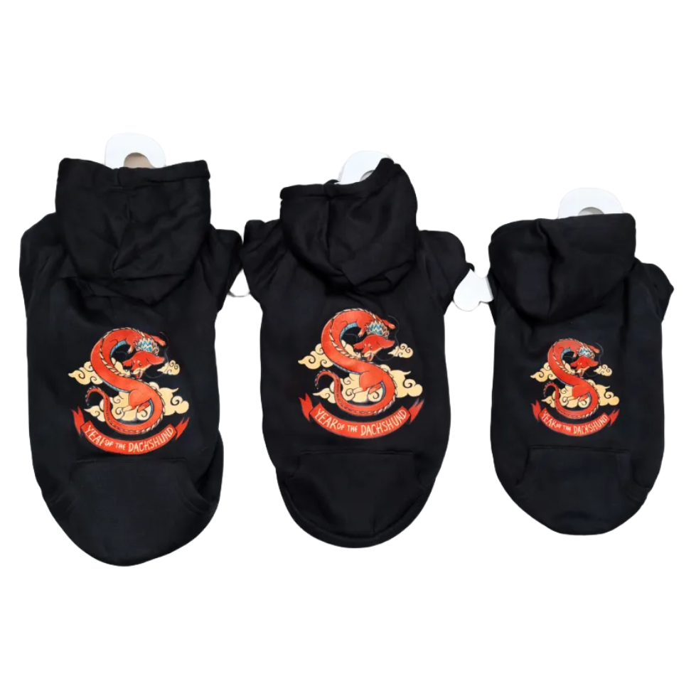 Year of the Dachshund Dog Hoodie
