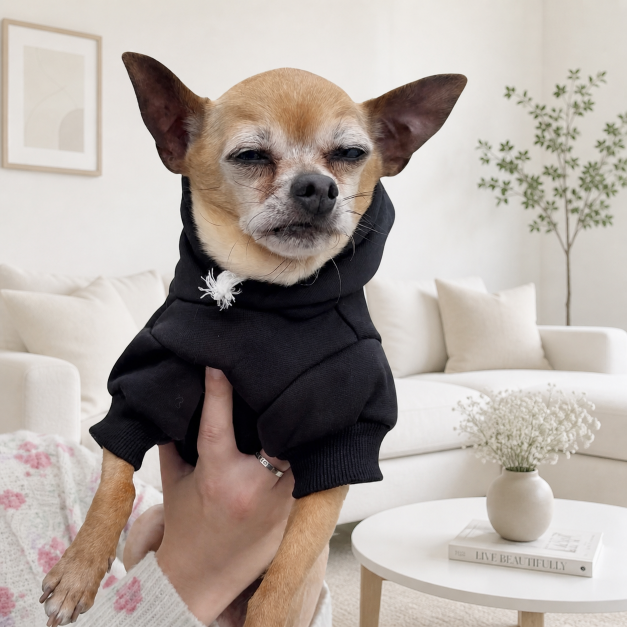Yin Yang Dachshund Dog Hoodie