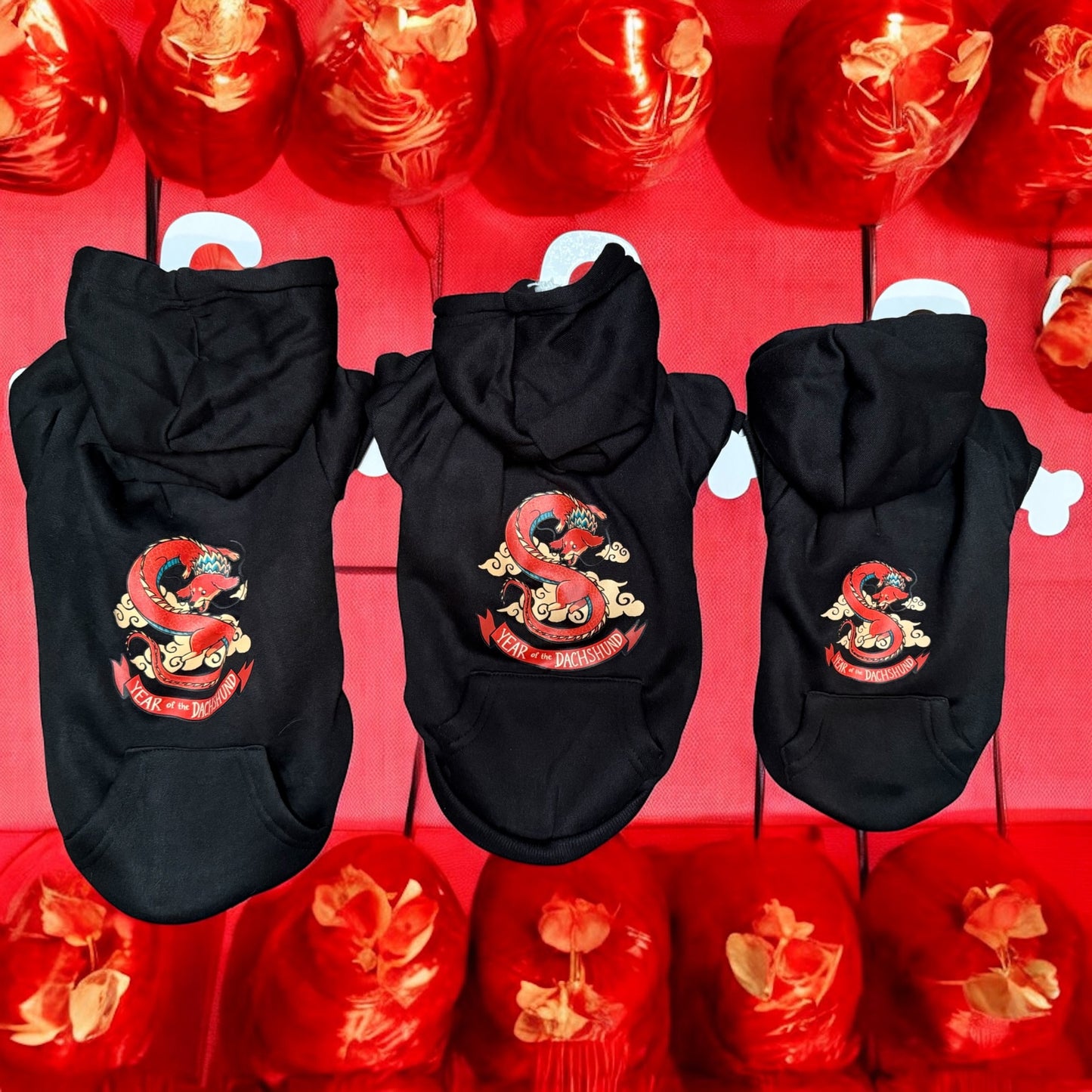 Year of the Dachshund Dog Hoodie